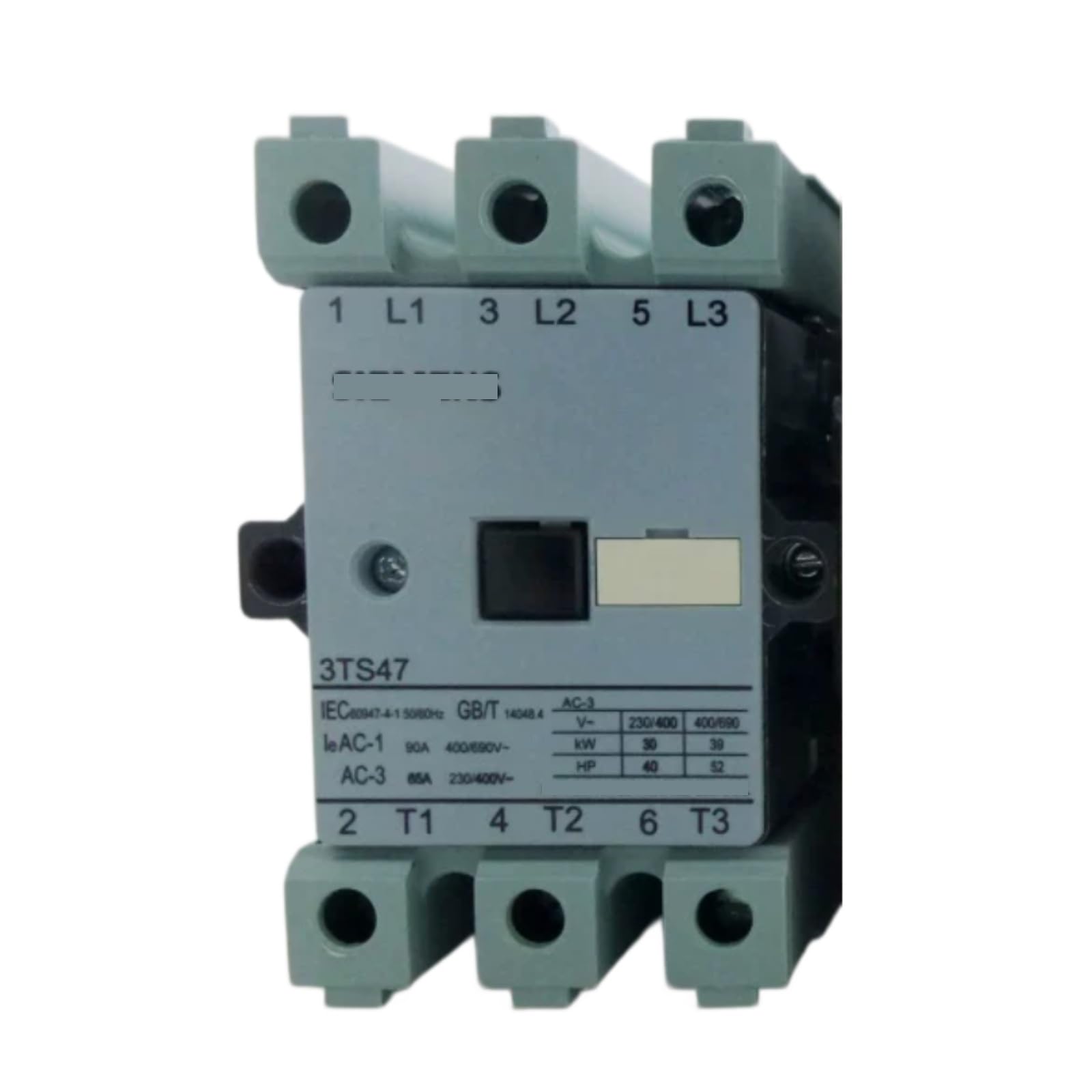 JHSLJCQS Contactors 3TS4722-0X, AC220V, AC380V DIN Rail Mount Contactor 3TS47 22-0X(AC380V)