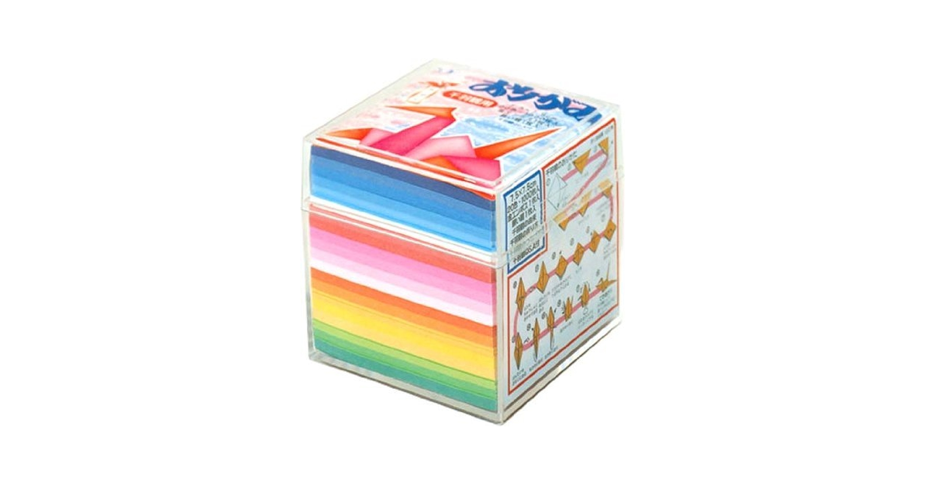 Amazon | トーヨー 千羽鶴用おりがみ 7.5cmプラケース入 002004