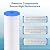 PUREPLUS 4.5"x 20" 3-Stage Whole House Water Filter Cartridge Combo Kit with Pleated Sediment, Iron & Manganese Reduce, and Activated Carbon Block Filter - 5 Micron Water Filtration Replacement Kit