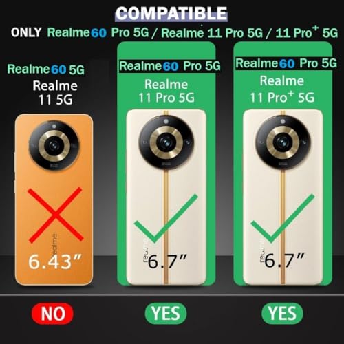 Image of COVERBLACK Flexible Rubber Back Cover for Realme Narzo 60 Pro 5G - Transparent