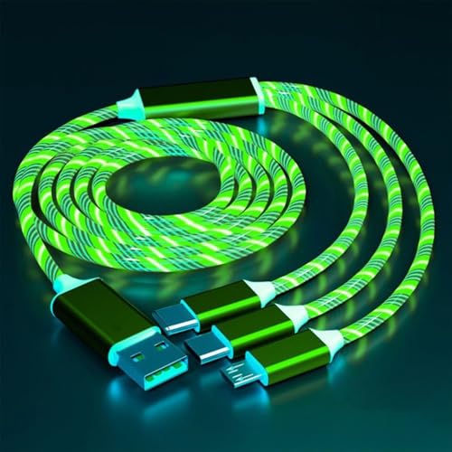 Image of USB 3-in-1 Three-Port Charging Cable, Compatible with Almost All Types of Phones, Supports Fast Charging and Data Synchronization, Lightweight and Green Design