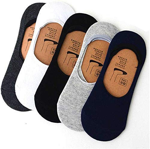 Mahi Enterprise? Men & Women Solid Cotton Low Cut Loafer Socks (Multi-Coloured) Pack of 5 Pair