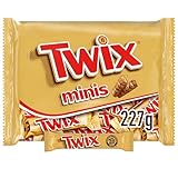 Twix minis Chocolatinas con Galleta crujiente y suave caramelo recubiertos de chocolate con leche (227g)