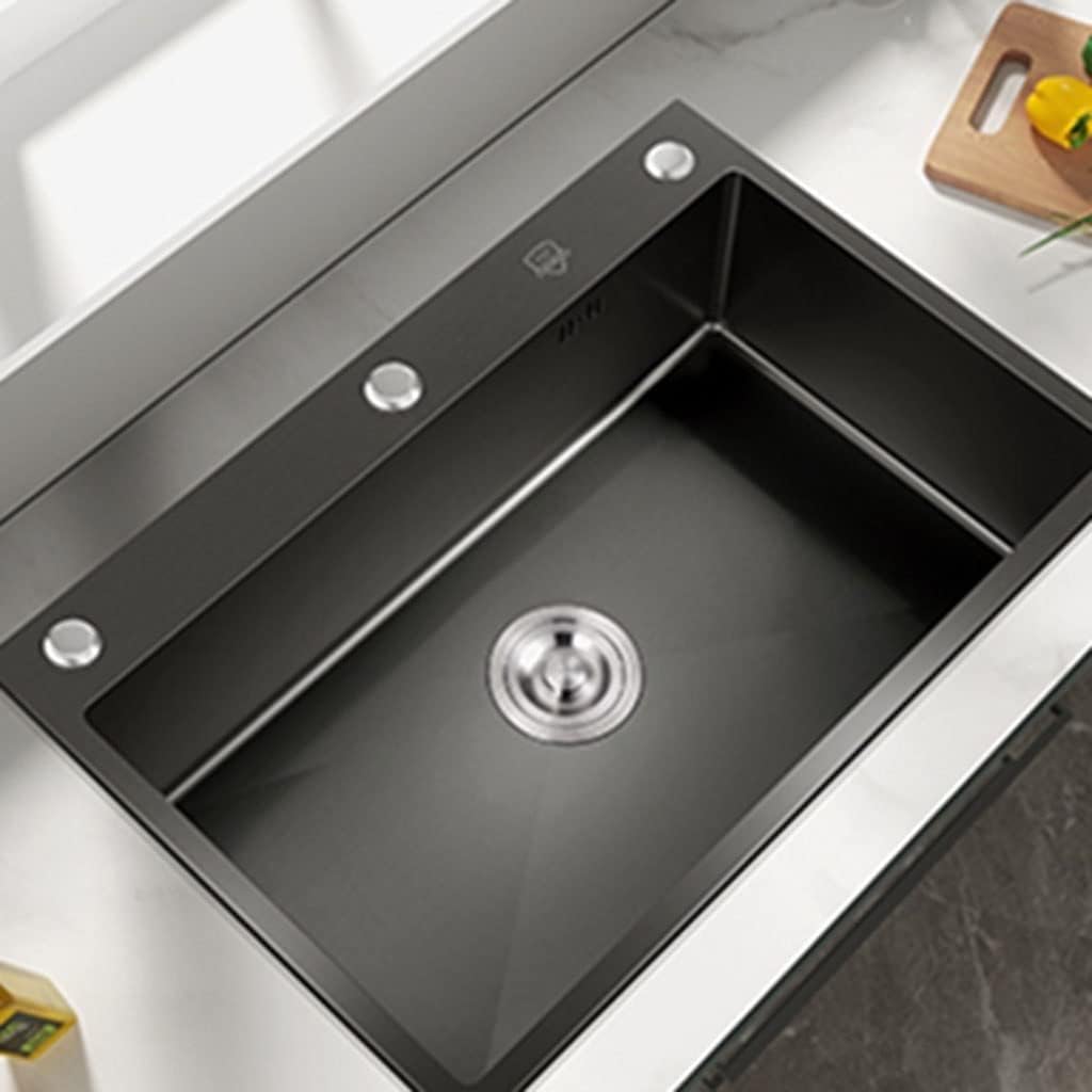 Évier de cuisine compact 50x45 cm en finition Premium pour plan de travail