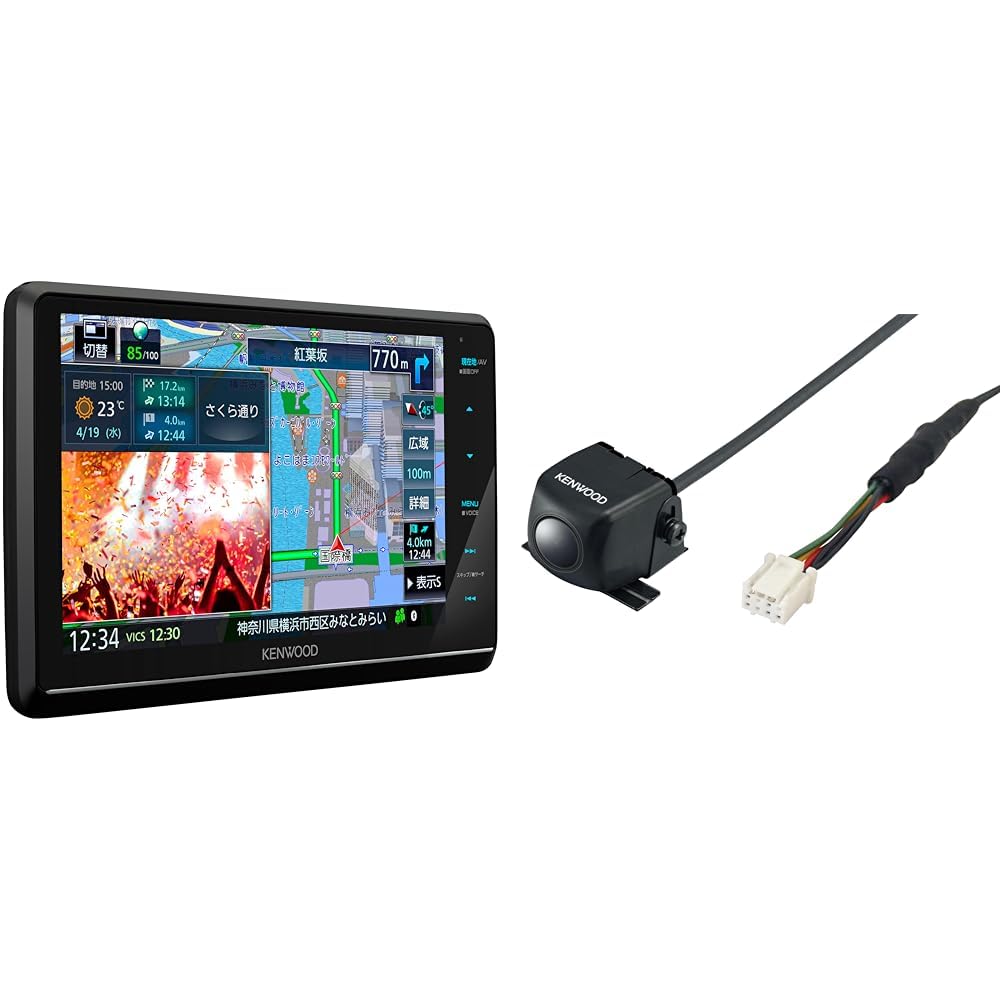 Amazon | 【セット買い】ケンウッド(KENWOOD) カーナビ 彩速 8インチ