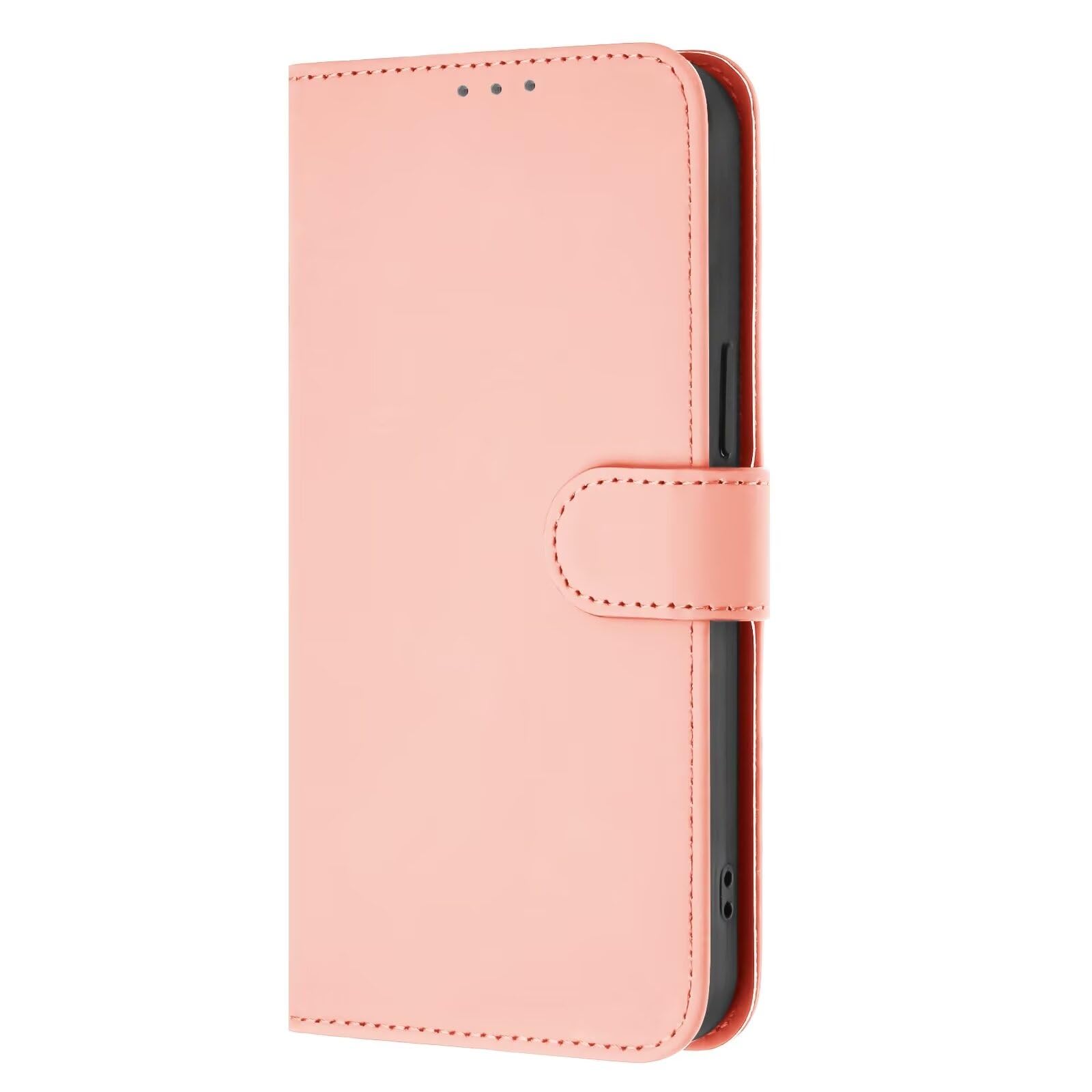 for OnePlus 11R 5G Wallet Case,Premium PU Leather Flip Phone Cover,[Card Holder][Shockproof TPU][Stand Function] Protective Case-Pink