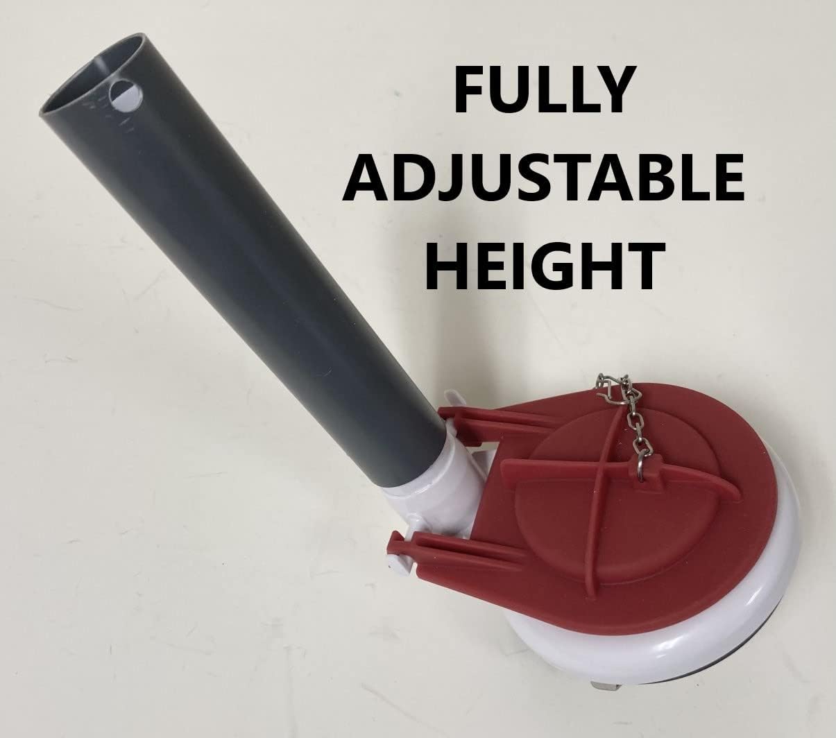 NuFlush 3.25 inch Flapper Valve Assembly, For one piece toilets. Includes adjustable overflow tube. Put more water in your toilet
