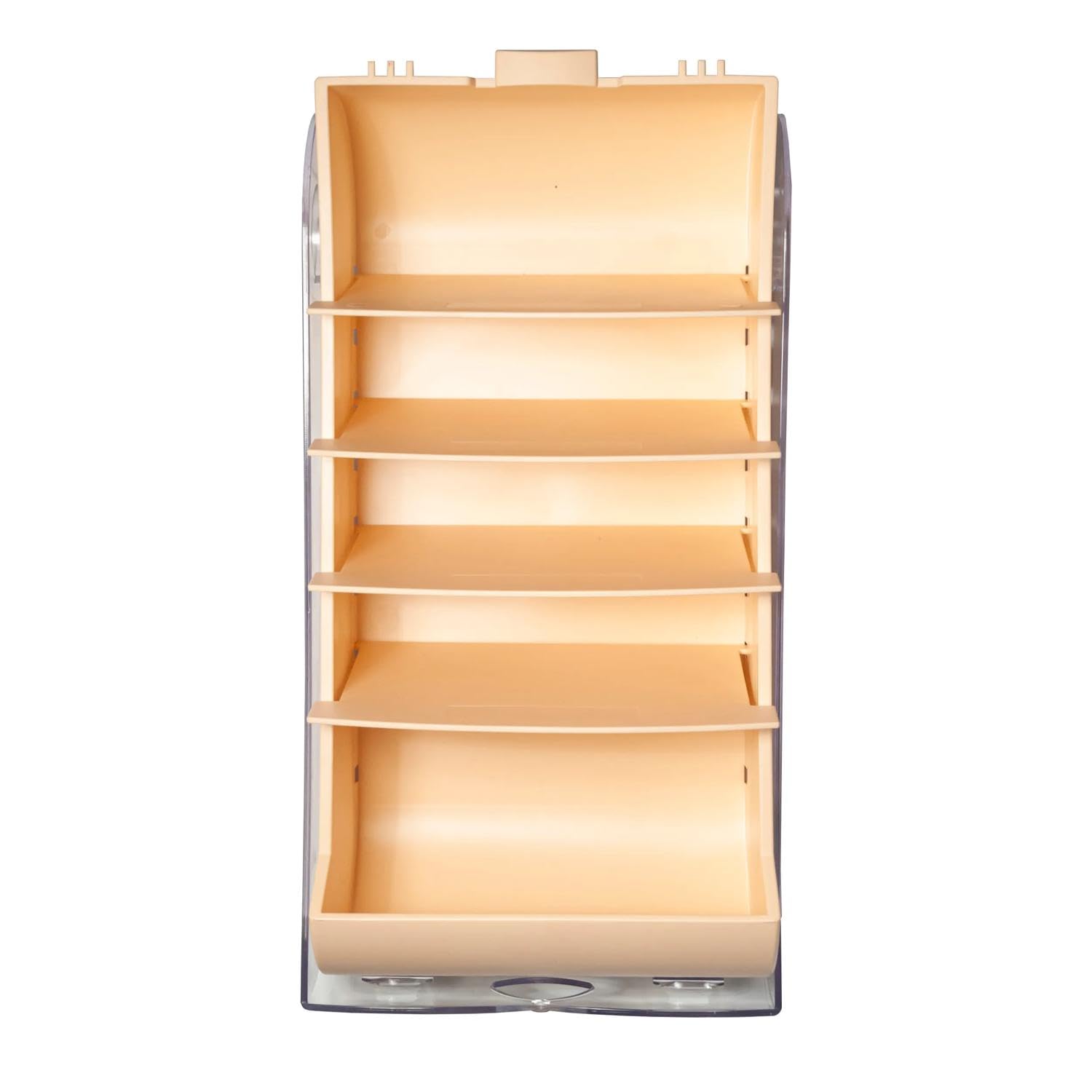 Exacompta - Kartonbox mit 100 Blanko-Karten A8 und 4 Trennblättern - Kapazität bis zu 650 Karten im A8-Format - Pastellfarben sortiert - Originelle BunnyBox-Form mit Schiebedeckel