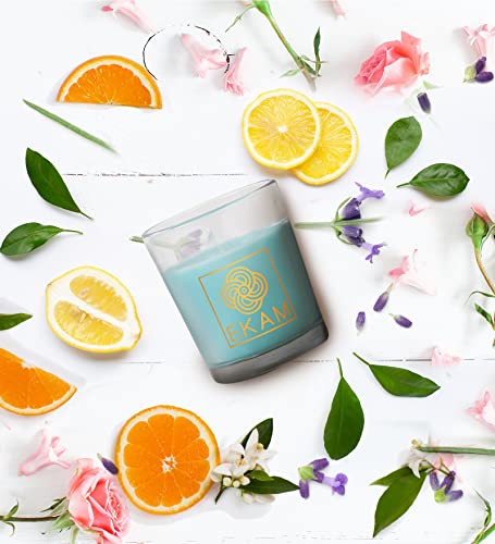 Image of EKAM Ocean Dream Votive Scented Candle, 117 Grams | Ideal for Home Decor, Gifting & Aromatherapy| 10 Hours Burn Time