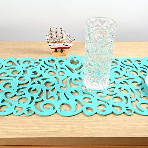 Syrisora ​​7 Cores Retângulo Forma Feltro Toalha de Mesa Corredor Placemats Tapetes de Mesa Decoraçõ