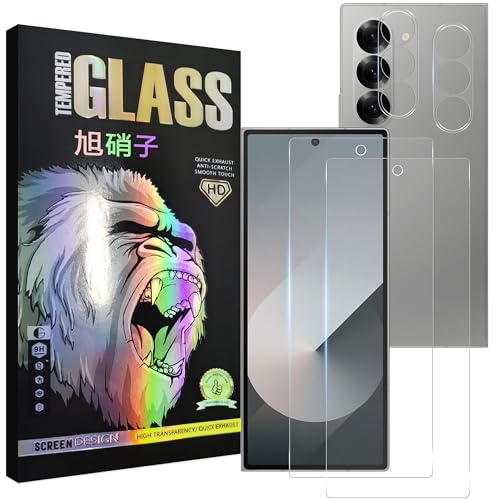対応 Galaxy Z Fold 6 SC-55E フィルム 指紋認証対応【2+2 枚セット-AGC旭硝子】 galaxy z fold 6 ガラスフイルム 【2枚】+ レンズフィルム 【2枚】 ギャラクシーZフォールド6 液晶保護フィルム 強化ガラス 液