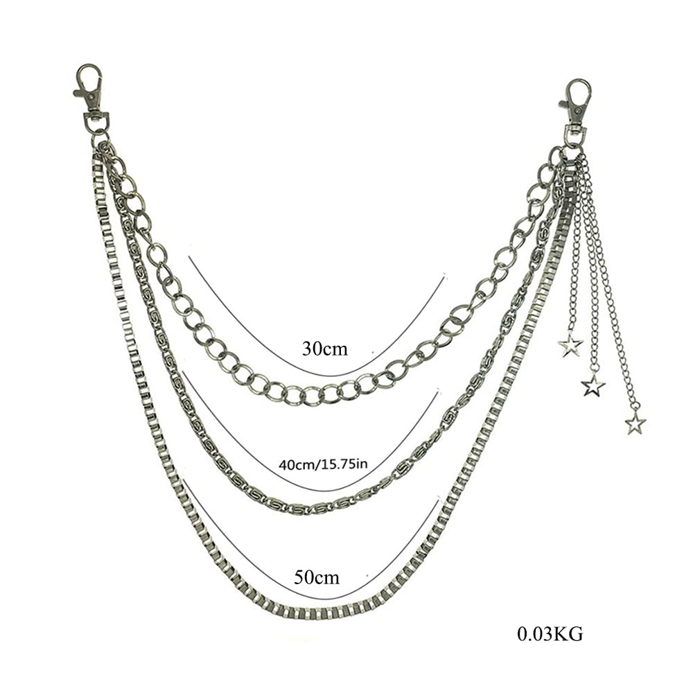 Vintage Harajuku Punk Pants Chain, Stylish Accessory