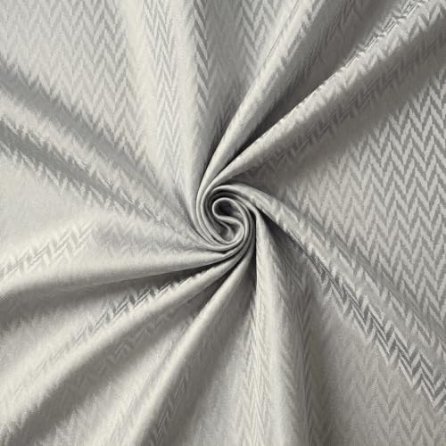 Image of RJO Hospital Curtains Grey Zigzag W-6 x L-7 FT