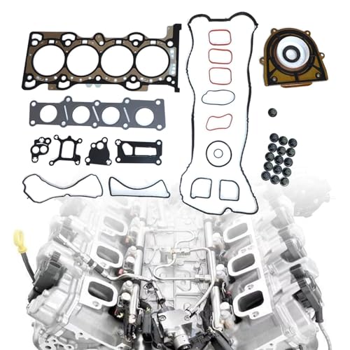 Image of GXARTS Head Gasket Set LR024975 LR025006 Compatible with Land Rover LR2 Evoque Discovery Sport 2.0T Compatible with Jaguar XE XF XJ 204PT-HGS LR025664 LR024991 LR083938 LR025852 LR038760 LR032083