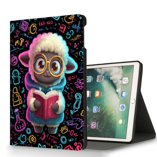 RUUHLJLET for All-New Amazon Fire HD 10/10 Plus (13th/11th Generation,2023/2021 Release) Tablet Case,Auto Wake/Sleep,Adjustable Stand Protective Cover - Cute Cartoon Sheep
