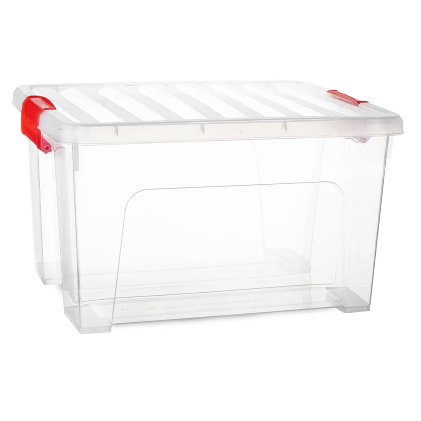 Acan Tradineur - Pack de 6 Cajas de almacenamiento KLIP K2 - Fabricado en plástico - Contenedor para almacenar Libros, ropa, mantas - 34,5 x 43,5 x 25 cm - 25 Litros