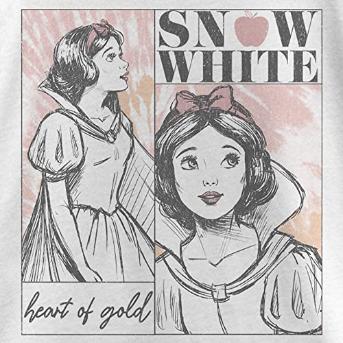 Image of Disney Girl's Snow White and the Seven Dwarfs Heart of Gold Sketch T-Shirt