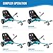 Hoverboard Seat Attachment-Hoverboard Kart for Kids Adult-Go Kart Conversion Kit for Hoverboards