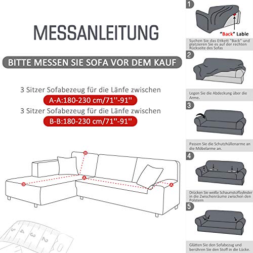 TAOCOCO Copridivano Elastico Impermeabile