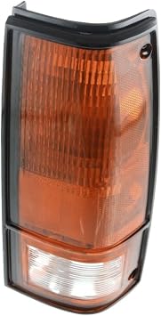 Tail Light Assembly Passenger Side Red Clear Lens without Bulb Turn Lamp for Chevy for S10 Baja 1991,for GMC for Sonoma GT 1992 & Sls 1993 for S15 Sierra Grande 1982 & EL 1987 13399657
