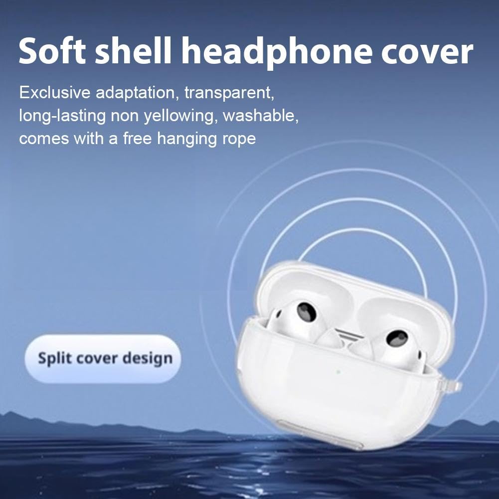 Amazon | For Huawei FreeBuds Pro5 用 ケースカバー 透明 クリア TPU