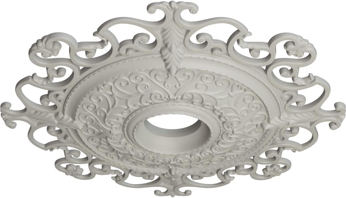 38 3/8"OD x 6 5/8"ID x 2 7/8"P Orleans Ceiling Medallion