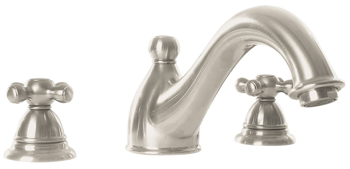 Robinetterie de luxe Hansgrohe Limbo C 3 trous nickel brossé durable