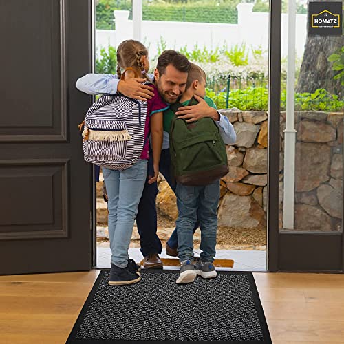 Homatz Door Mat Indoor & Outdoor 50 x 80cm Heavy Duty Floor Mat, Non Slip Rubber Back Door Mats Indoor Rug - Image 2