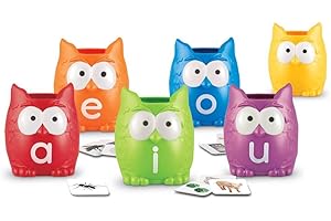 Learning Resources Vowel Owls Sorting Set