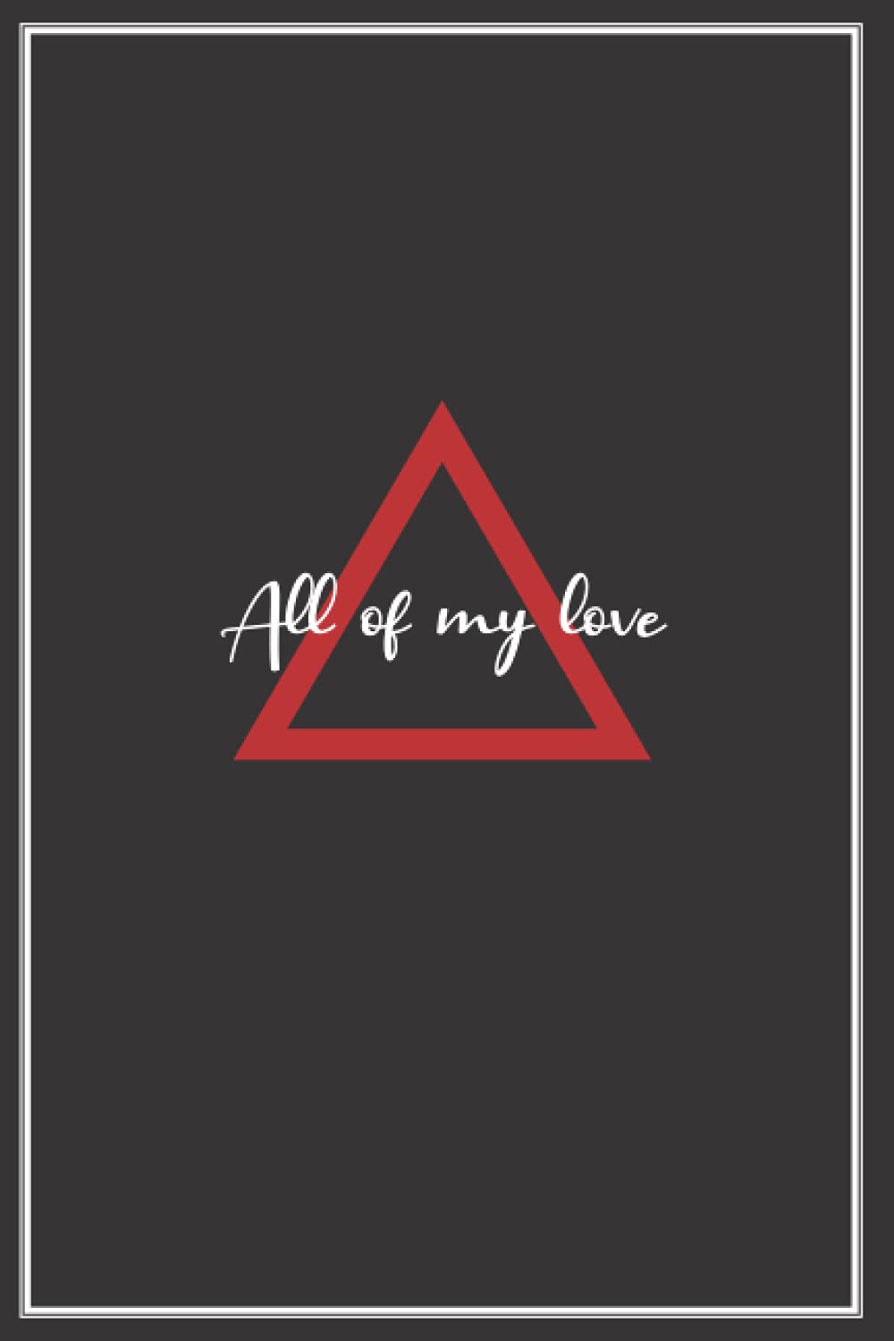 Big Star PressAll of My Love Delta Sigma Theta Journal: Lined Diary Notebook for DST Women - Red White Paraphernalia Gift for Big Little Soror Sister - Greek Sisterhood Accessories for Bid Day