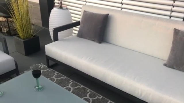 ICM Alu Gartenlounge Set Marseille Aluminium anthrazit Gartenmöbel Loungegruppe Terrassenmöbel Outdoormöbel Loungeset Outdoorlounge Gartenmöbelset – Bild 8