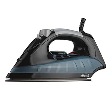 BRENTWOOD MPI-62 Full-Size Steam, Spray & Dry Iron (1,200W; Black)