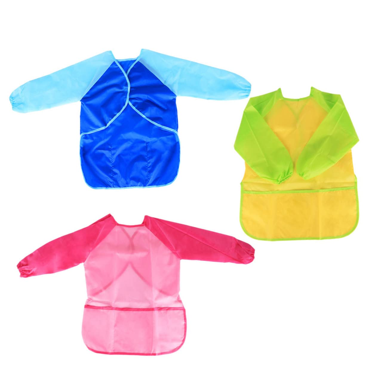 TOYANDONA 6 Piezas Cubierta Abrigo Pintura Overol Para Niño Bata Arte Para Niños Pequeños Bata Dibujo Bata Pintura Niños Pintando Bata Delantal Niños Babero Impermeable