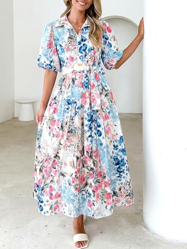 Image of Sissyaki Women's Floral Maxi Dress 2026 Summer Spring Wedding Guest Dress