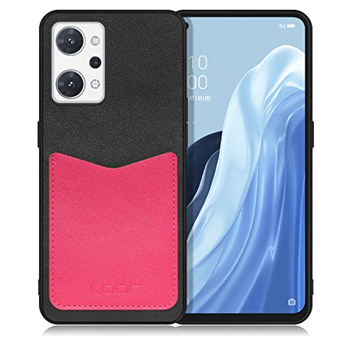 LOOF Pass-Shell Series OPPO Reno9 A / Reno7 A OPG04 �p �s�N�Z�� �P�[�X �J�o�[ �p �P�[�X �J�o�[ �J�[�h���[ �|�P�b�g �L���b�V�����X FeliCa�Ή� �X�}�[�g���� ���������� ���킢�� [�u���b�N