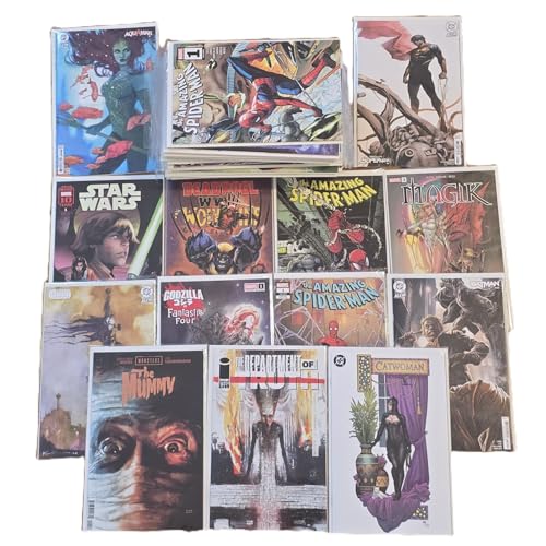Comic Book Lot – Choose Marvel, DC, or Mixed Pack – Bagged