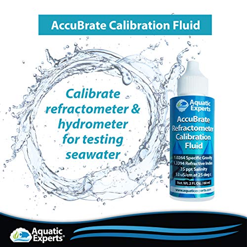 AccuBrate Refractometer Salinity Calibration Fluid 60 ml Solution to