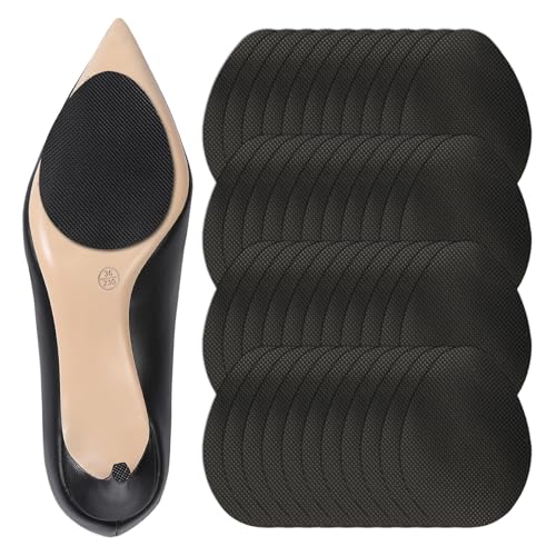 44 Pieces Shoe Sole Protector, Non Slip Shoe Pads for Heels with Adhesive Backing, Rubber Material...