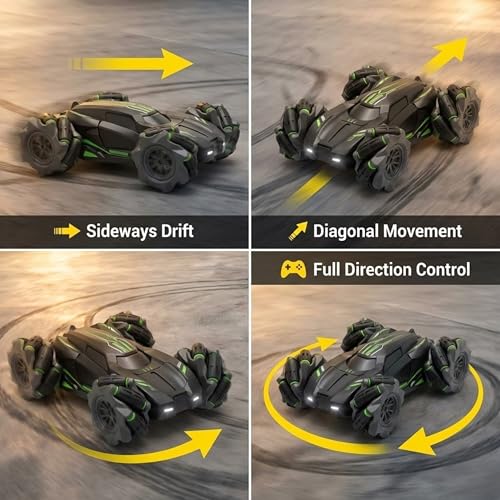 Image of Trocshop rc car 4x4 Remote Control Extreme Drift Stunt Car for Boys & Girls | 360 Degree Drift, remote control car toy High speed rc drifting car toys for boys 7-14 years birthday gift under 1000
