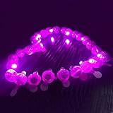 Neo LOONS 100pcs/lot 100 X Pink Round Led Flash Ball Lamp Balloon Light Long Standby time for Paper Lantern Balloon Light Party Wedding Decoration