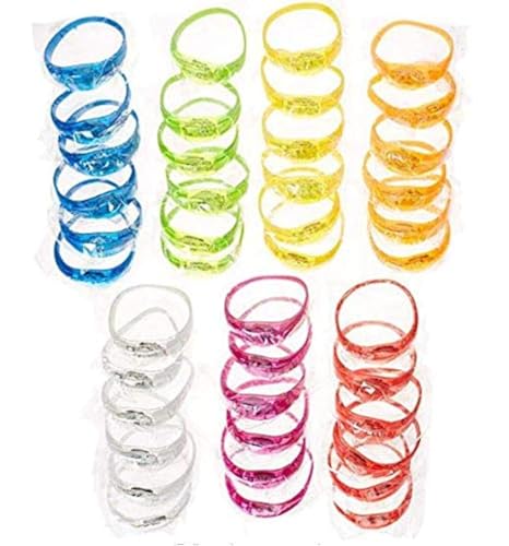 TDL-brand Glow in the Dark Bracelets - 21 Music & Sound Activated Glow Bracelets with Flashing LED Strobe Perfect Party Favors for Birthdays Concerts and Themed Parties