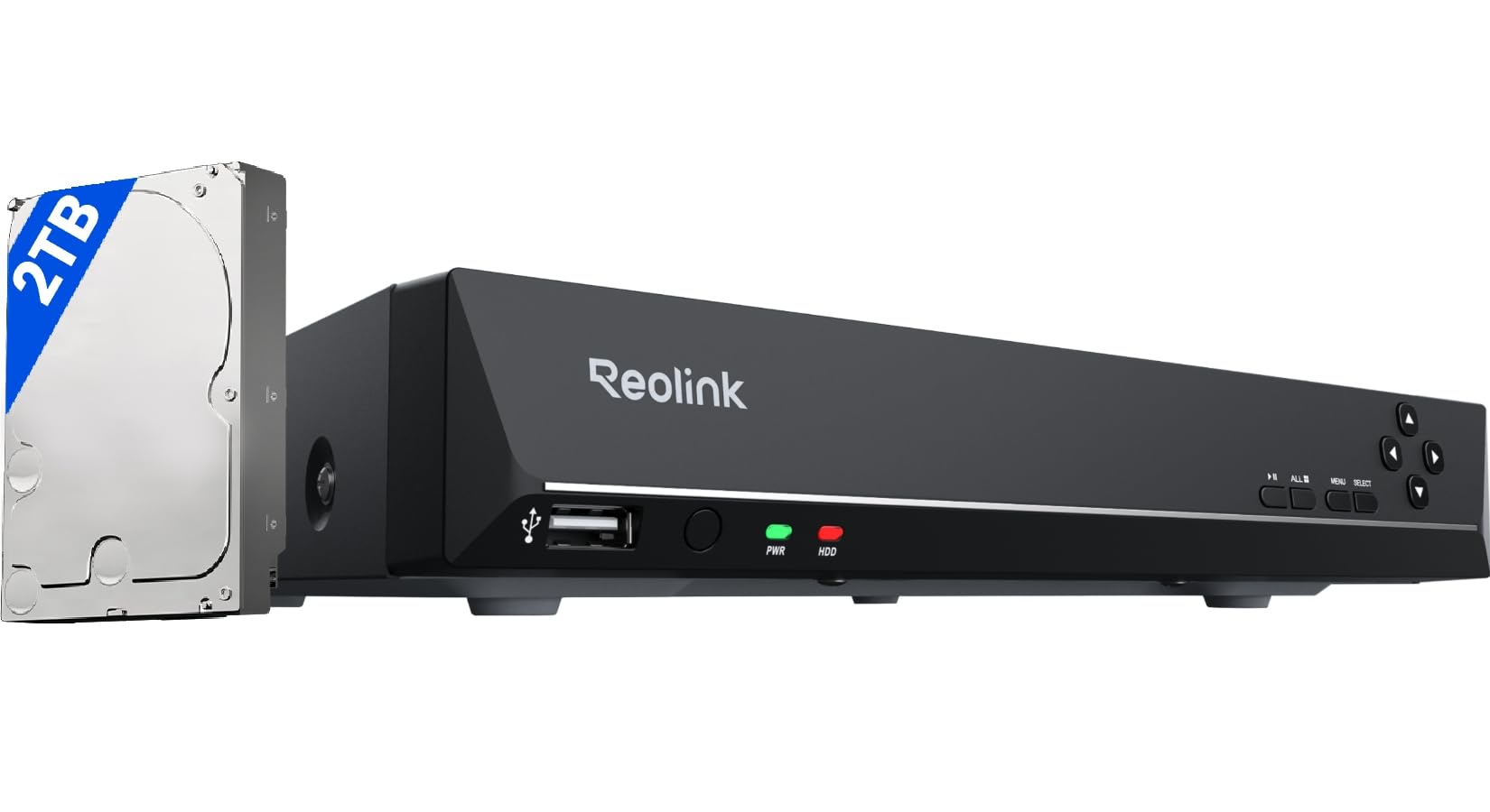 Reolink 4K/12MP PoE NVR 8 Channel Home Security Camera Video