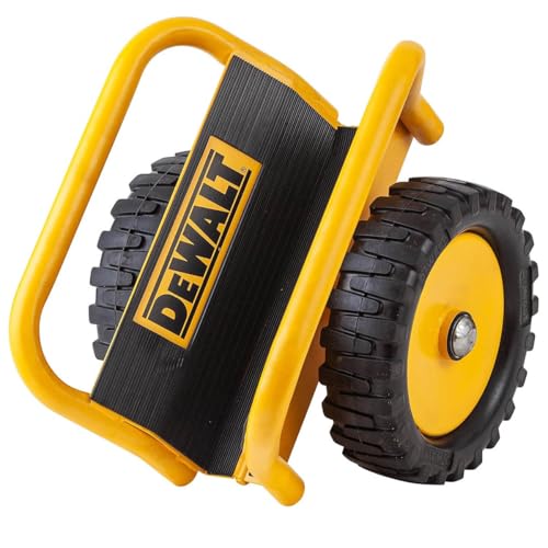 DeWalt DXWT-200 Carretilla de plataforma - Máx. 500KG - Carro Transporte para Paneles y Puertas - Superficie Antideslizante - Acción de Abrazadera Bisagra