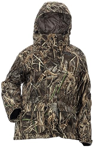 DOING SOMETHING GREAT Kylie 5.0 3-in-1 Camouflage Hunting Jacket for Women - Waterproof, Insulated, with Zip In Fleece Liner (RT Max-7, X-Large)