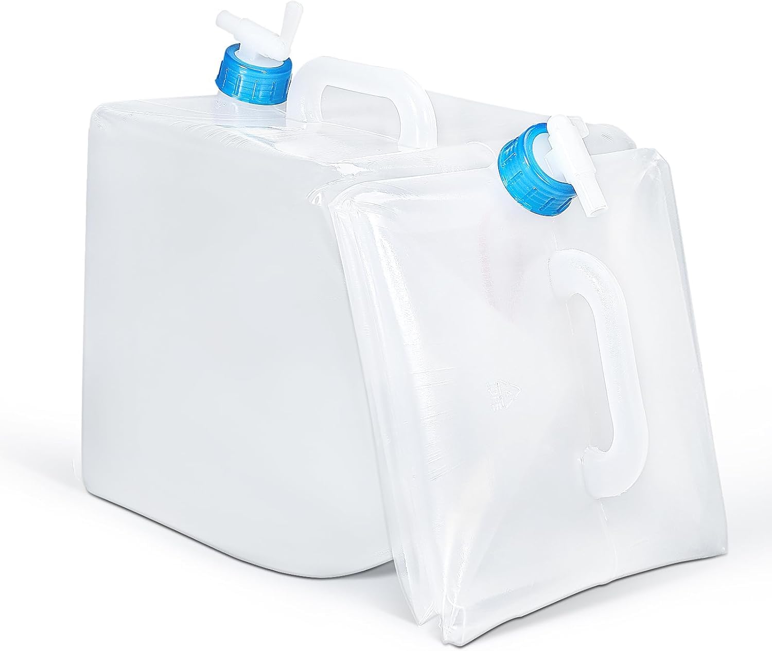 Collapsible Emergency Water Storage Bag with Tap for Camping, BPA Free Plastic Water Carrier Tank, Foldable Water Jug Container for Travel, Hiking, Jungle Survival,Adventure (10 Liter Pack of 2)-image-36