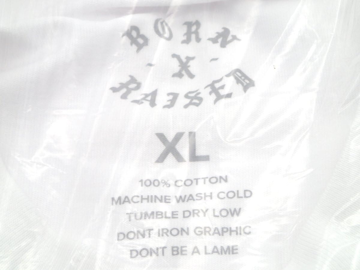 Amazon.co.jp: MISTER CARTOON BORN X RAISED CRUISER TEE WHITE XL