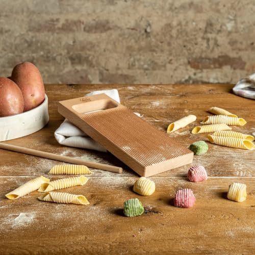 Rigagnocchi Gnocchi Brett mit Stiel für Garganelli