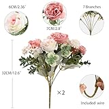 Zoom IMG-2 hnvner 2 bouquet fiori finti Zoom IMG-2 hnvner 2 bouquet fiori finti