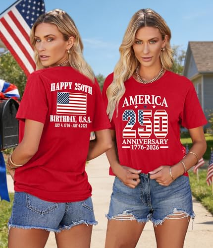 Image of Ithalt Women 4th of July Shirt Fourth of July Shirts USA Sequin Tshirt American Patriotic T-Shirt Stripes Tee Tops
