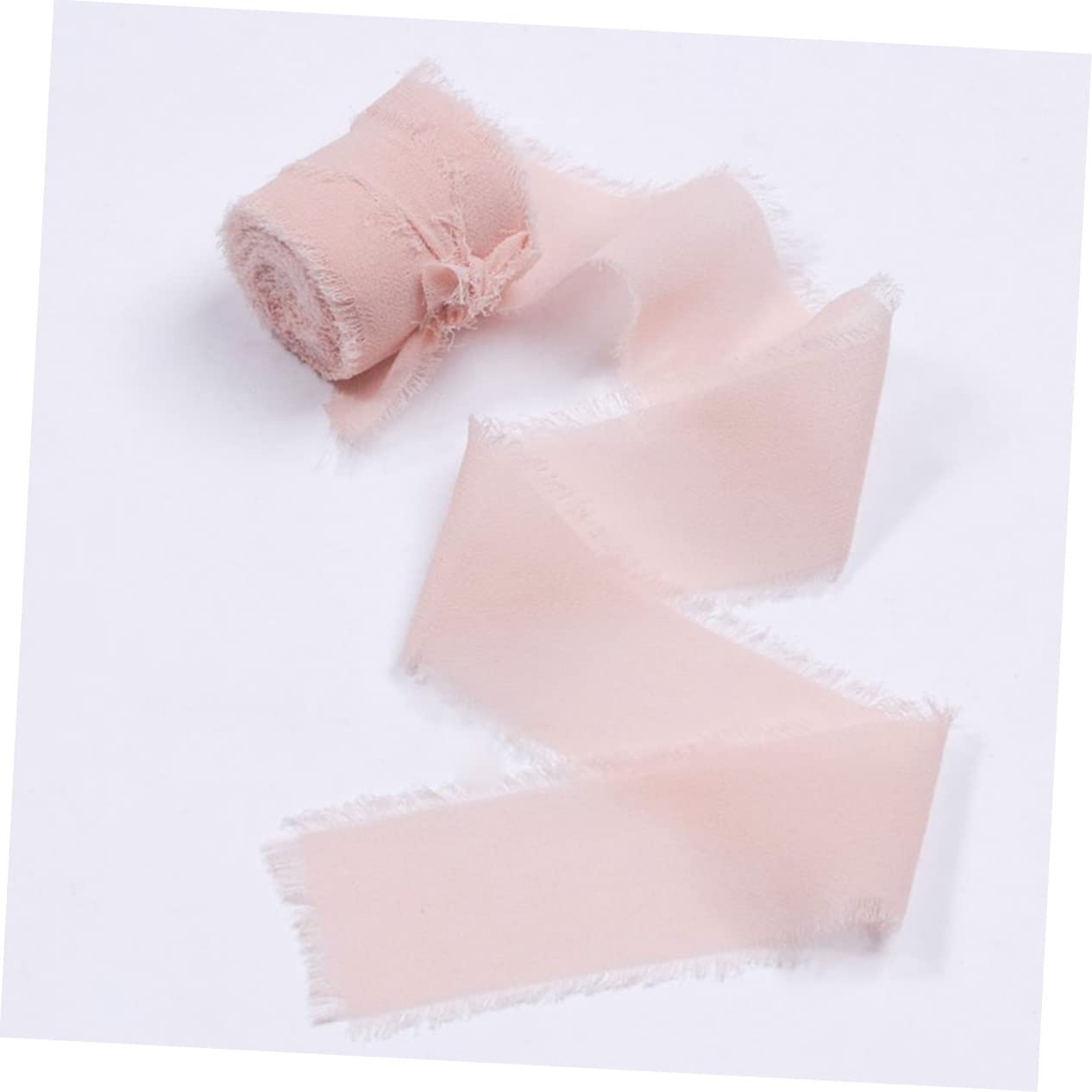 Operitacx 10rollen Blütenbänder Handgerissene Fransenbänder Aus Chiffon Für Hochzeitsdekoration Bastelprojekte Und Yards Pro Breit